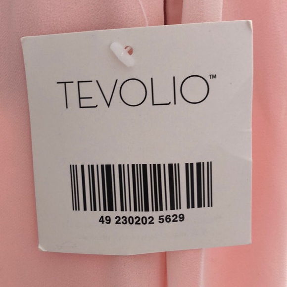 NWT✨Tevolio Chiffon Sleeveless Blush Pink Dress - Picture 5 of 6